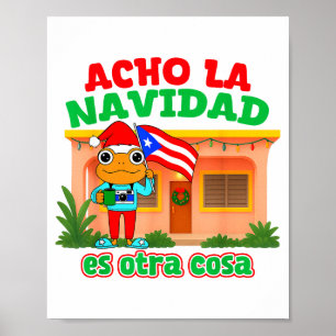 Affiche Je pense que Noël est autre chose Porto Rico Noël