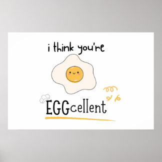 Affiche je pense que vous êtes EGGcellent