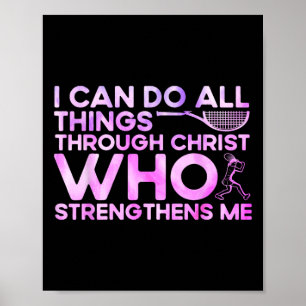 Affiche Je Peux Faire Tout Par Le Christ Qui Renforce