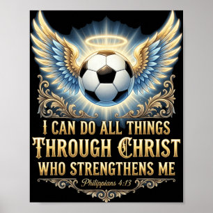 Affiche Je peux faire toutes choses par Christ Football Fo