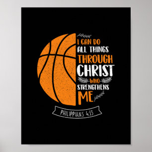 Affiche Je peux faire toutes choses par Christ - Joueur de