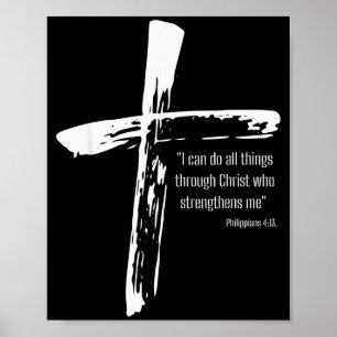 Affiche Je peux faire toutes choses par Christ qui me fort
