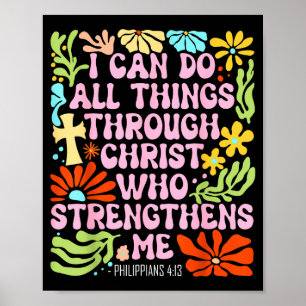 Affiche Je peux faire toutes choses par Christ qui me fort