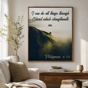 Affiche Je peux faire toutes choses par l'Arbre de la Mont