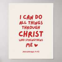 Je peux faire toutes choses Philippiens 4:13