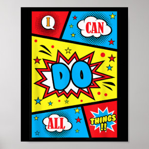 Affiche Je Peux Faire Toutes Les Choses Affirmations Posit