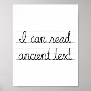 Affiche Je Peux Lire Le Texte Ancien Cadeaux Teft Drôle Cu