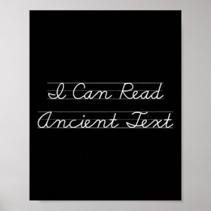 Affiche Je Peux Lire Le Texte Ancien Drôle Englieacher Fun