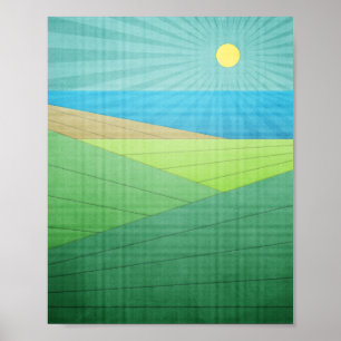 Affiche Je peux voir la plage