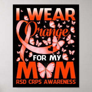 Affiche Je Porte De L'Orange Pour Ma Mère Crps Rsd Beurre