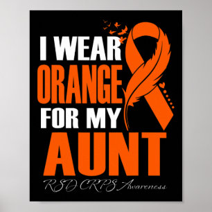 Affiche Je Porte De L'Orange Pour Ma Tante Rsd Crps Sensib