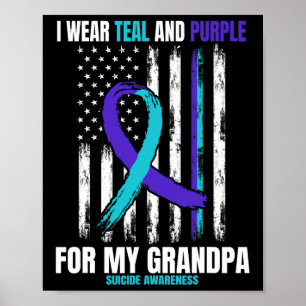 Affiche Je Porte Des Chemises Turquoises Et Violettes De S