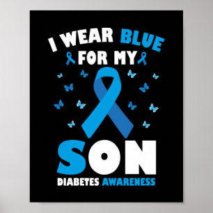 Affiche Je Porte Du Bleu Pour Mon Fils Sensibilisation Au 