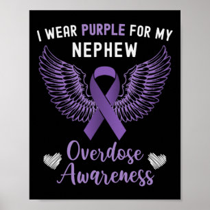 Affiche Je Porte Du Purple Pour Ma Sensibilisation À La Su