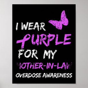 Affiche Je Porte Du Purple Pour Ma Sensibilisation À La Su