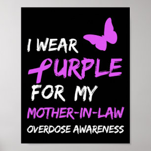 Affiche Je Porte Du Purple Pour Mon Prophète De La Mère En