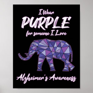 Affiche Je Porte Du Purple Pour Quelqu'Un Que J'Aime Heime
