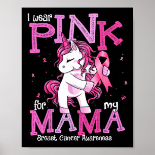 Affiche Je Porte Du Rose Pour Ma Mama Chemise Certifiée Ca