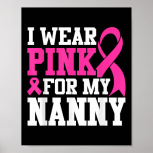 Affiche Je Porte Du Rose Pour Ma Nanny Sensibilisation Au 