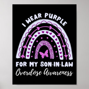 Affiche Je Porte Du Violet Pour Mon Fils En Droit Sensibil