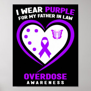 Affiche Je Porte Du Violet Pour Mon Père En Droit Surdose