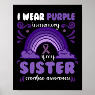 Affiche Je Porte Le Violet En Mémoire De Ma Soeur 2