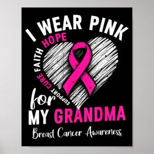 Affiche Je porte Nk pour la sensibilisation au cancer du s