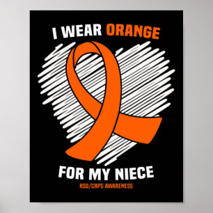 Affiche Je Porte Orange Pour Ma Nièce Rsdcrps Sensibilisat