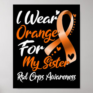 Affiche Je Porte Orange Pour Ma Soeur Rsd Crps Sensibilisa