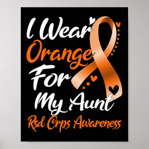 Affiche Je Porte Orange Pour Ma Tante Rsd Crps Sensibilisa