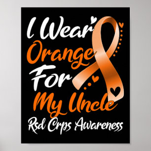 Affiche Je Porte Orange Pour Mon Oncle Rsd Crps Sensibilis