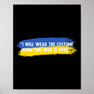 Affiche Je porterai le costume quand cette guerre sera ter