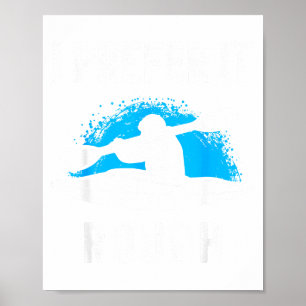 Affiche Je préfère ça brut drôle kayak d'eau vive 