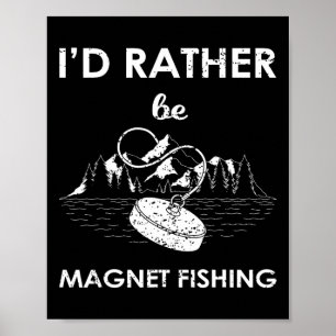 Affiche Je préfère être la pêche au gros