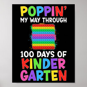 Affiche Je Presse Mon Chemin À Travers 100 Jours De Matern