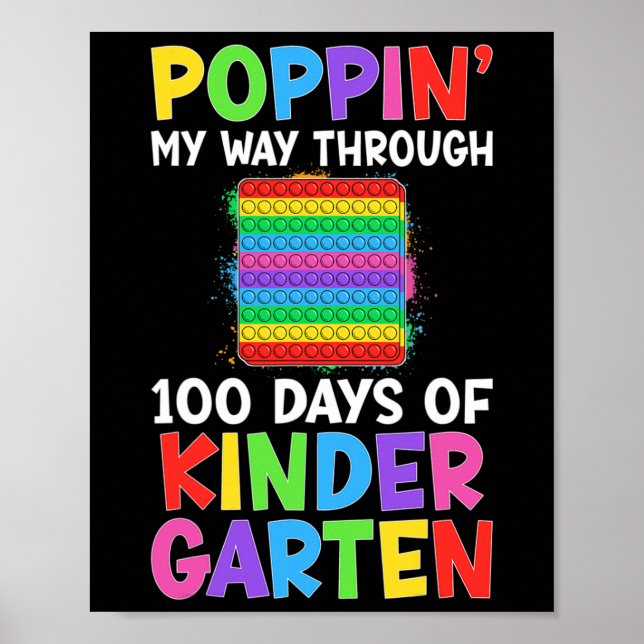 Affiche Je Presse Mon Chemin À Travers 100 Jours De Matern (Devant)