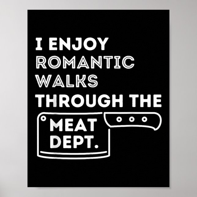 Affiche Je Profite Des Promenades Romantiques - Funny Barb (Devant)