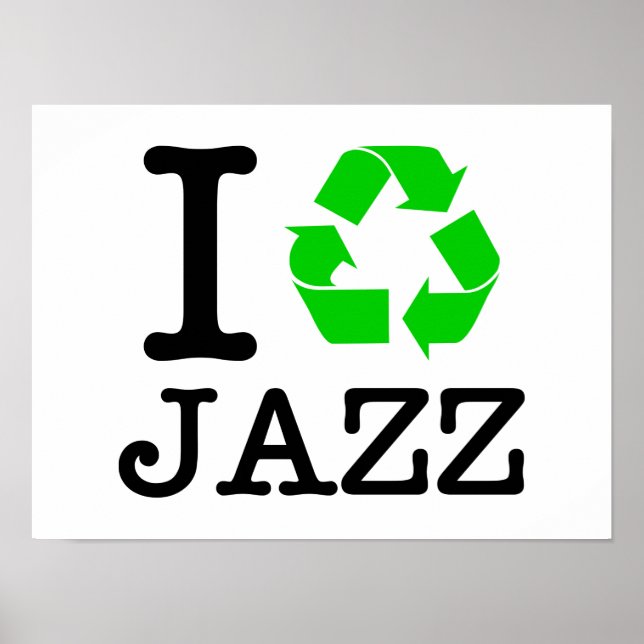 Affiche Je Recycle Le Jazz (Devant)