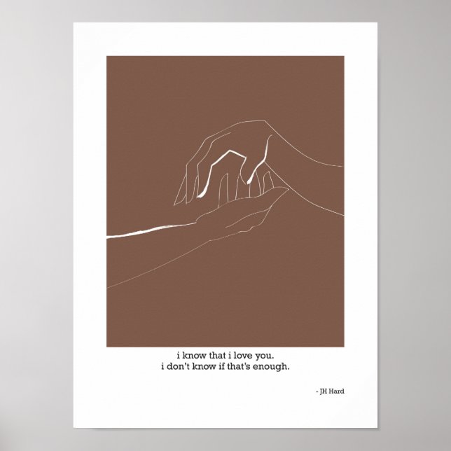 Affiche Je Sais Que Je T'Aime (Devant)