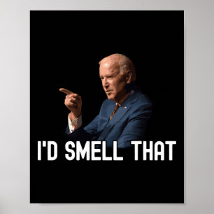 Affiche Je sentirais cet anti Biden Pro Trump pour préside