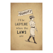 Je serai féminine quand les lois seront égales Fém