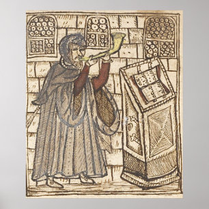 Affiche Je souffle un shofar. Rosh Hashana. ש ו פ ר