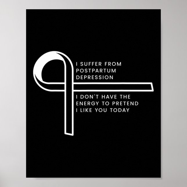 Affiche Je Souffre D'Un Trouble De Stress Post-Traumatique (Devant)