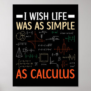 Affiche Je souhaite que la vie soit aussi simple que le ca