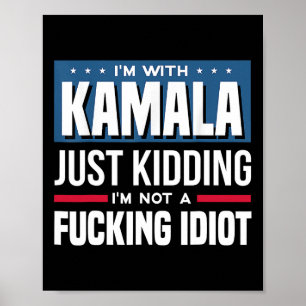 Affiche Je suis avec Kamala, je plaisante, je ne suis pas