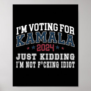 Affiche Je suis avec Kamala, qui n'a rien à voir avec Idio