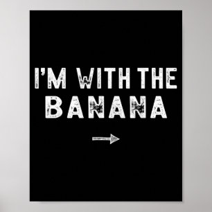Affiche Je suis avec la banane Costume correspondant Hallo