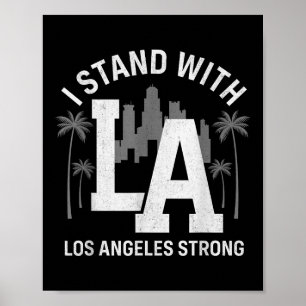 Affiche Je suis avec La Californie Los Angeles