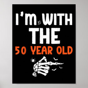 Affiche Je suis avec le C d'Halloween pour les 50 ans
