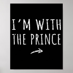 Affiche Je suis avec le prince, costume d'Halloween paress